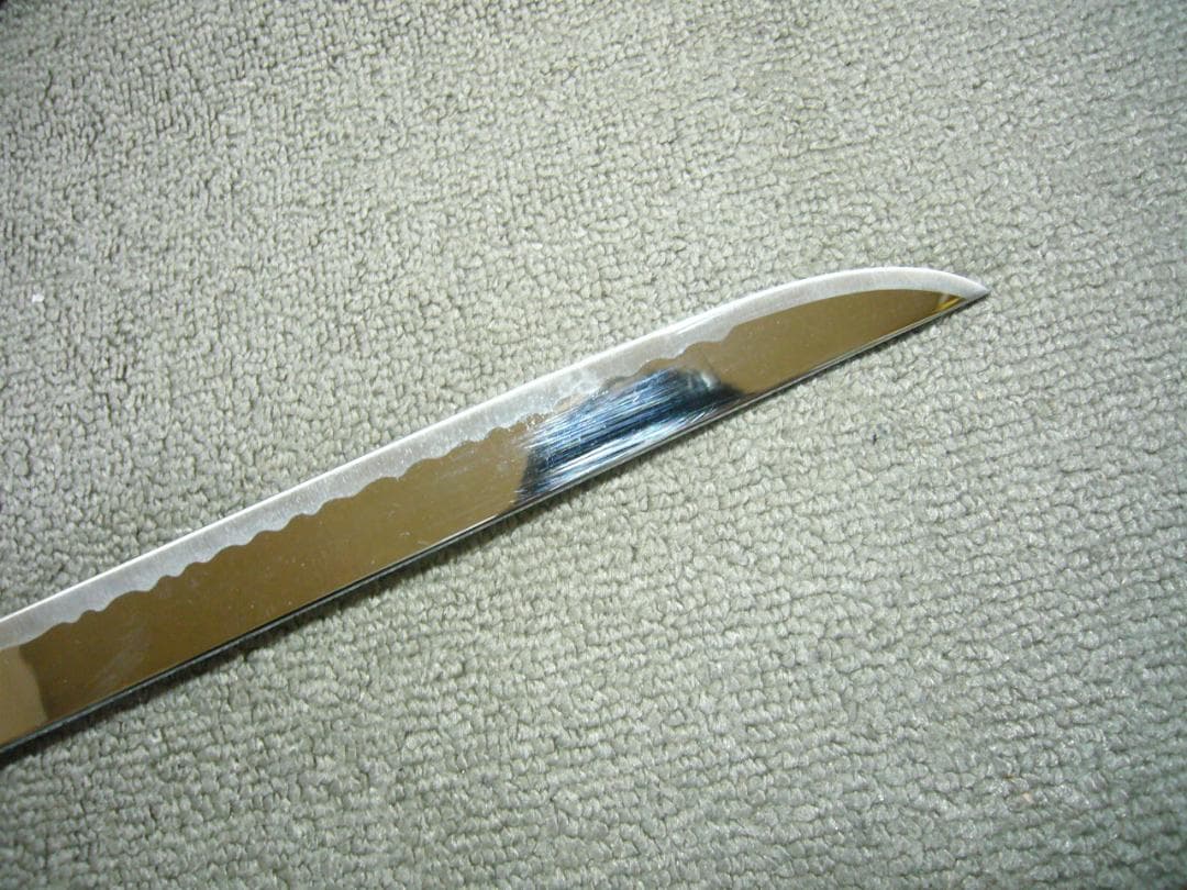 模造刀 短刀 黒塗り鞘 平造り 日本刀