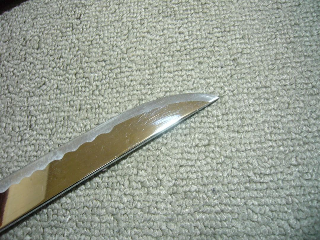 模造刀 短刀 黒塗り鞘 平造り 日本刀