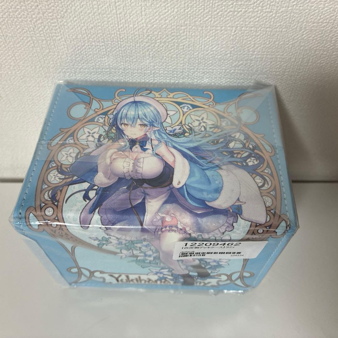 雪花 ラミィ】デッキケース 青 ホロライブ hololive 磁石 合皮製