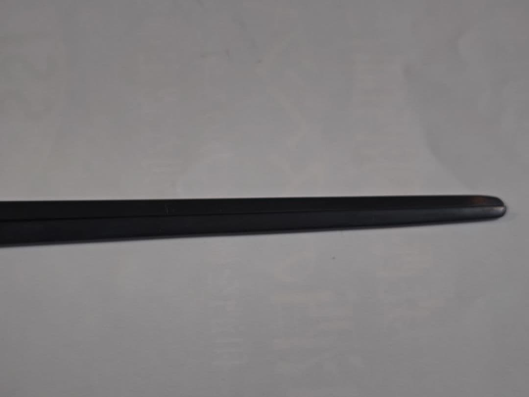 江戸期　割笄　龍図　 銀象嵌、赤銅