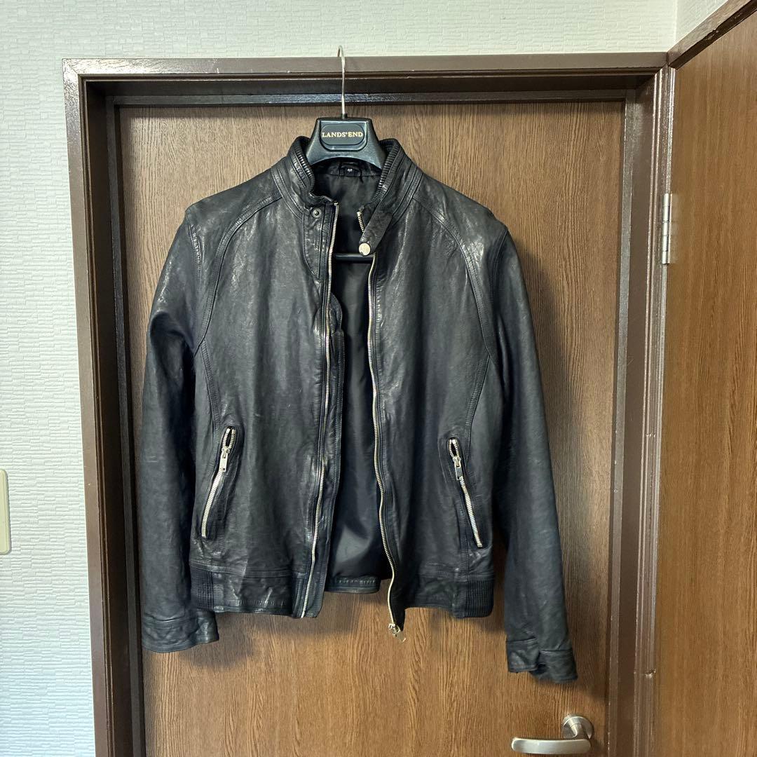 シングルレザージャケット　羊革　韓国　新品 Amazon | [JINLUN] 本革ジャケット レディース オーバーサイズ ビッグ