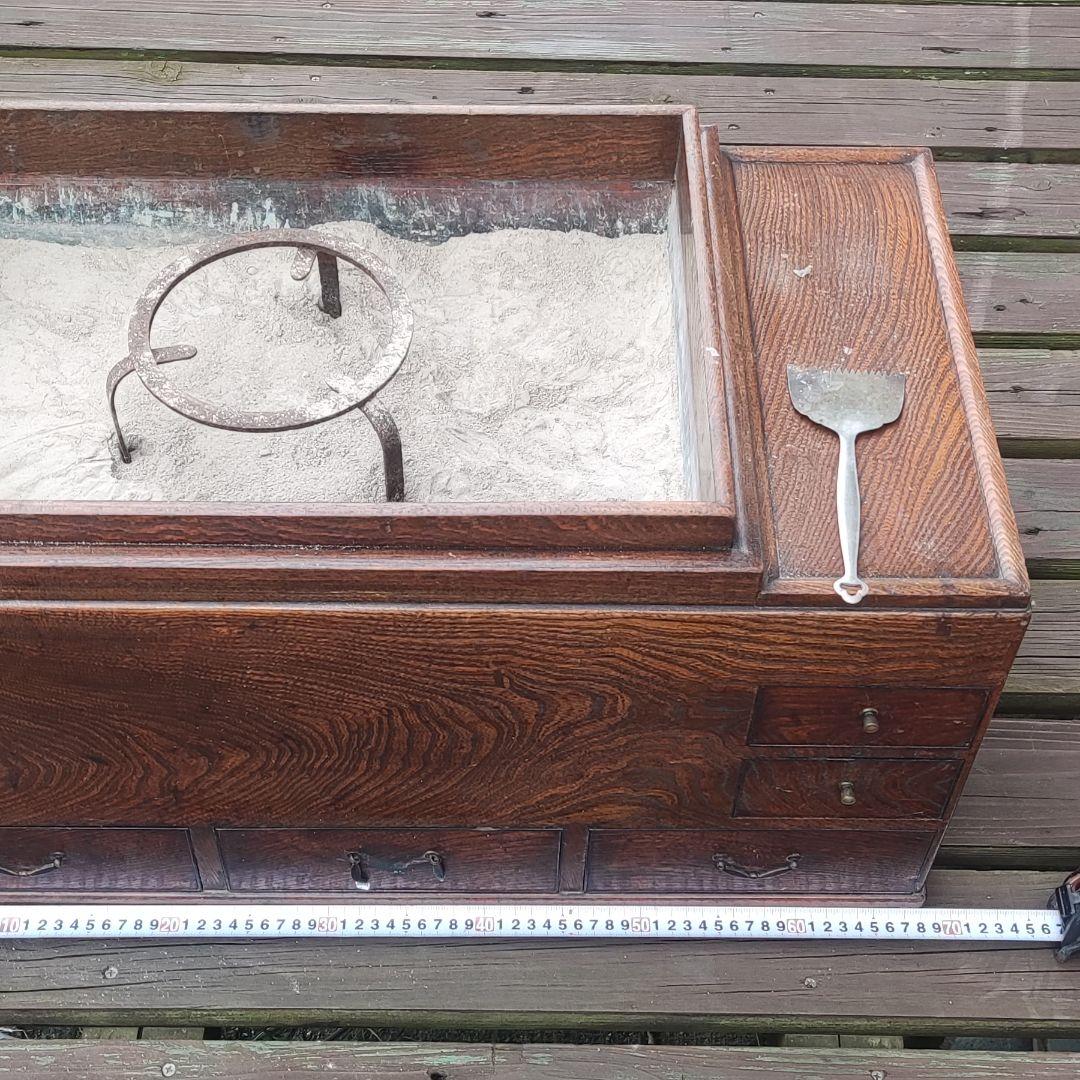 送料 無料 通販ホビー・楽器・アート - 木製長火鉢 長火鉢 囲炉裏