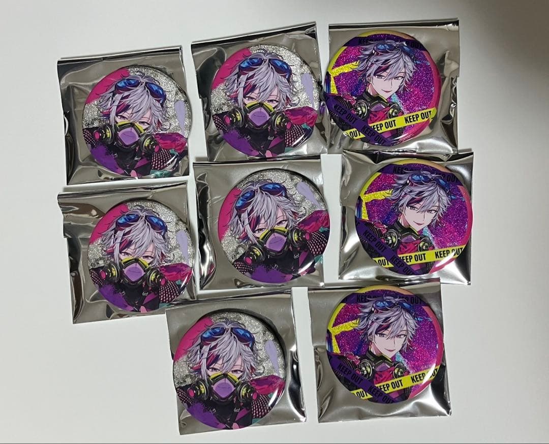 にじさんじ Stun Modeランダムグリッター 缶バッジ 不破湊