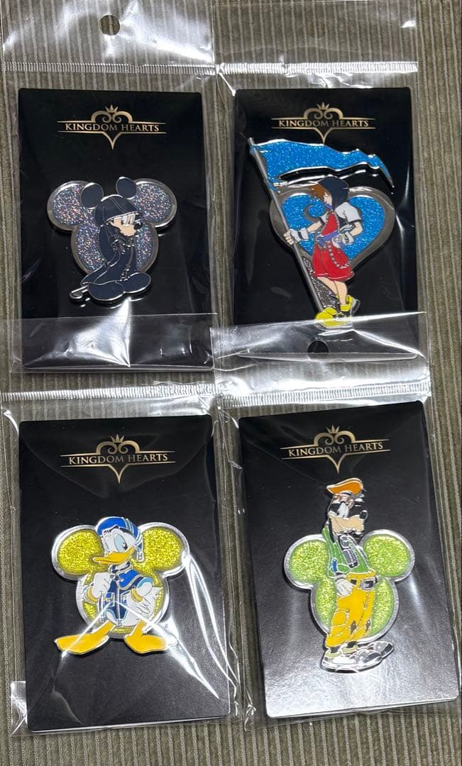 キングダムハーツ ディズニー ロフト ピンズ 4種類セット - メルカリ