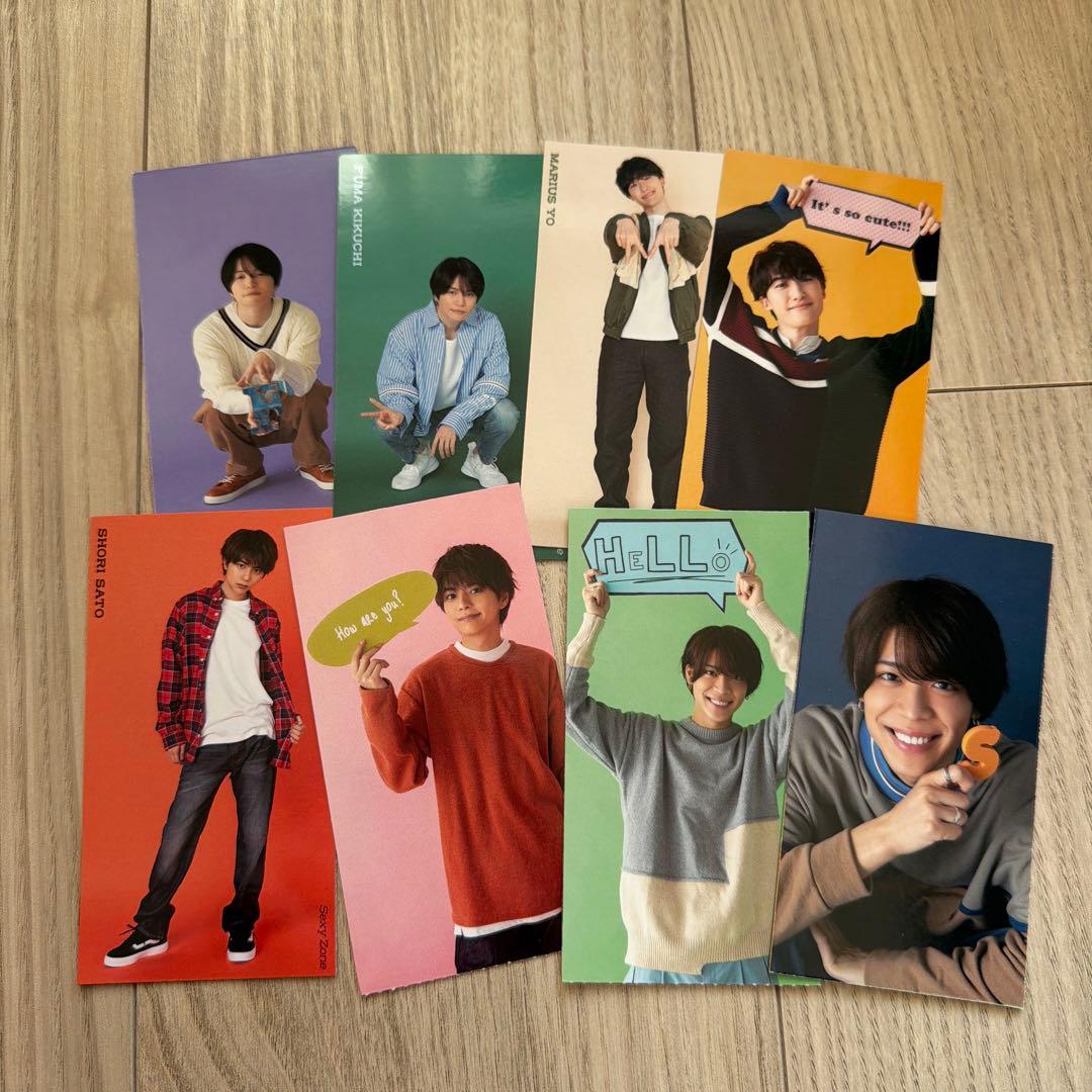 SexyZone timelesz 厚紙まとめ売り - メルカリ