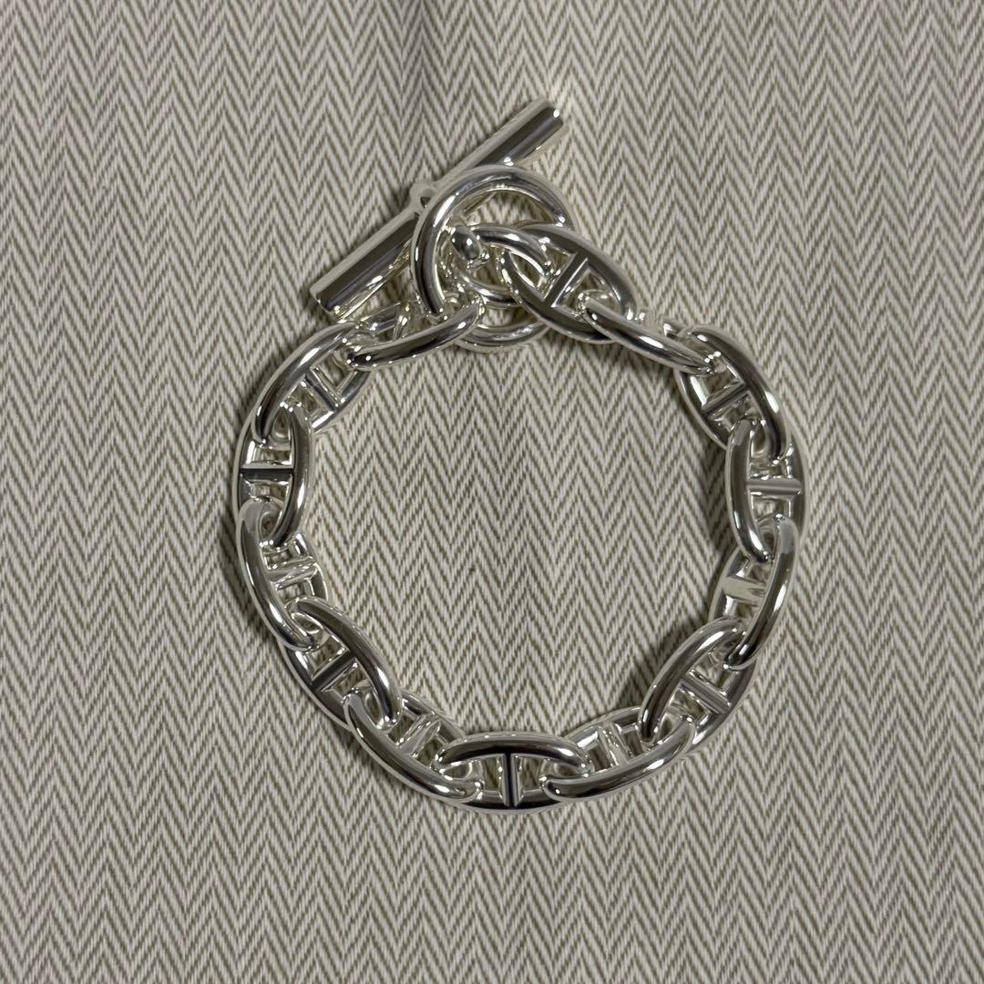 新品未使用　HERMES シェーヌダンクル　GM14コマ　ブレスレット