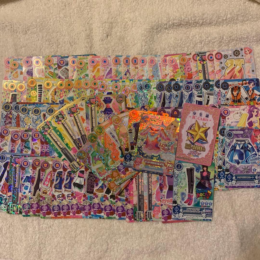 アイカツカード 初期 まとめ アイカツカード 初期プレミアム 等 105枚まとめ売り(おまけ含める)