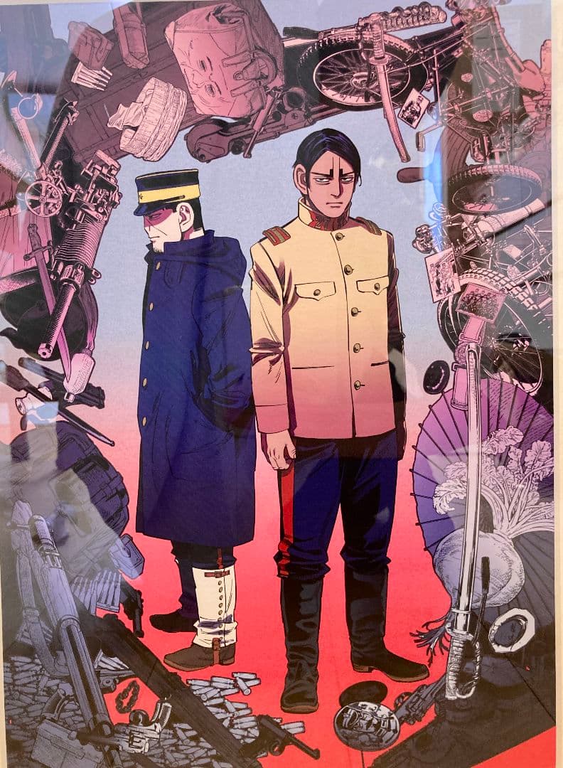 受注生産 複製原画 月島軍曹 鯉登少尉 ゴールデンカムイ