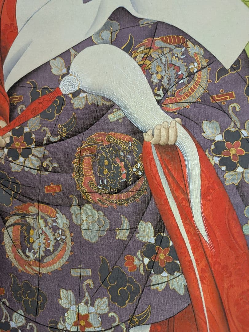 写実的 絹本肉筆 竹森華堂 仏画 頂僧 肖像画 昭和3年