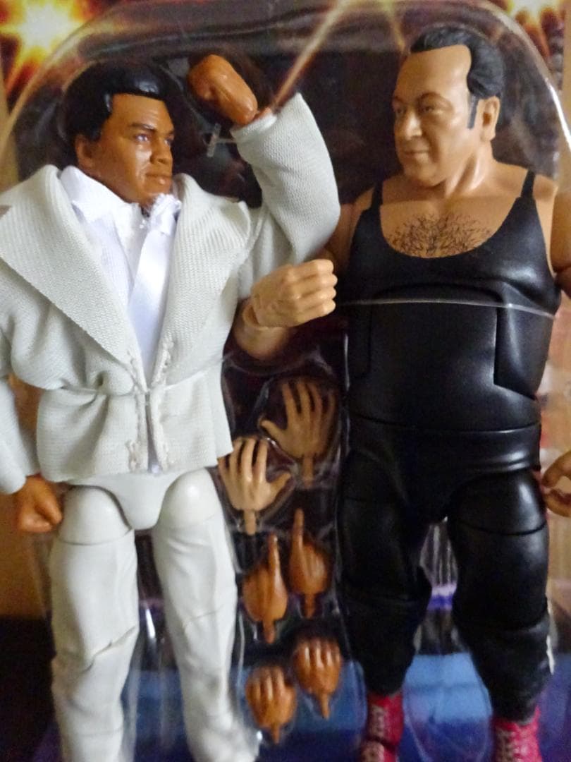 フィギュア 4体　ハーリー・レイス　モハメド・アリ　ビリーグラハム　モンスーン