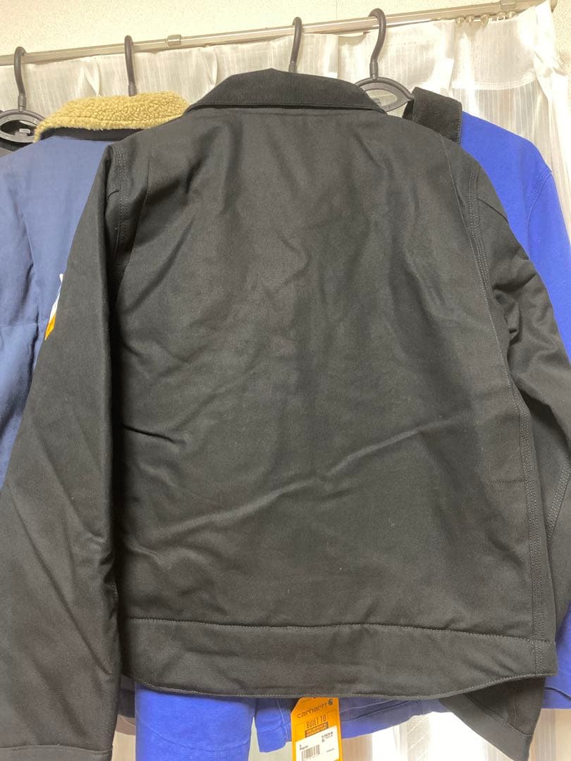 カーハート　デトロイトジャケット　ブラック　Sサイズ