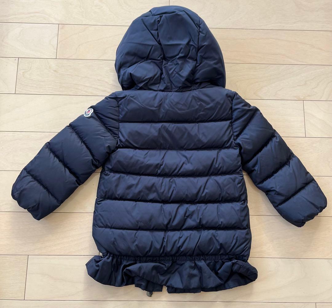 【モンクレール】2ans 92cm 裾フリルダウンコート