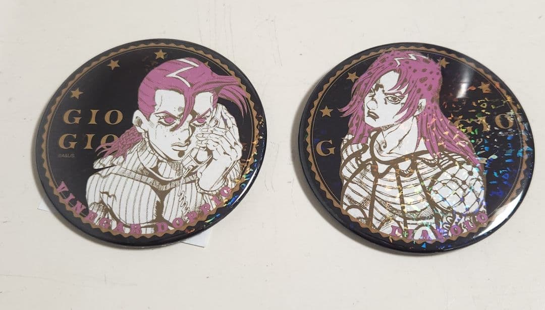 ジョジョワールド ディアボロ ドッピオ 缶バッジ ジョジョの奇妙な冒険