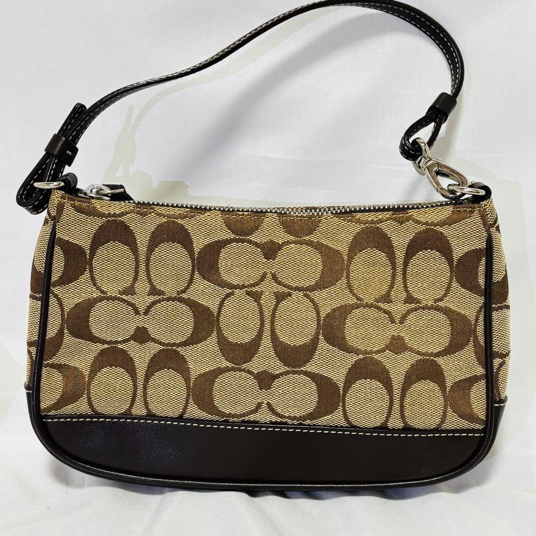 COACH シグネチャー 6094 アクセサリーポーチ ショルダーバッグ