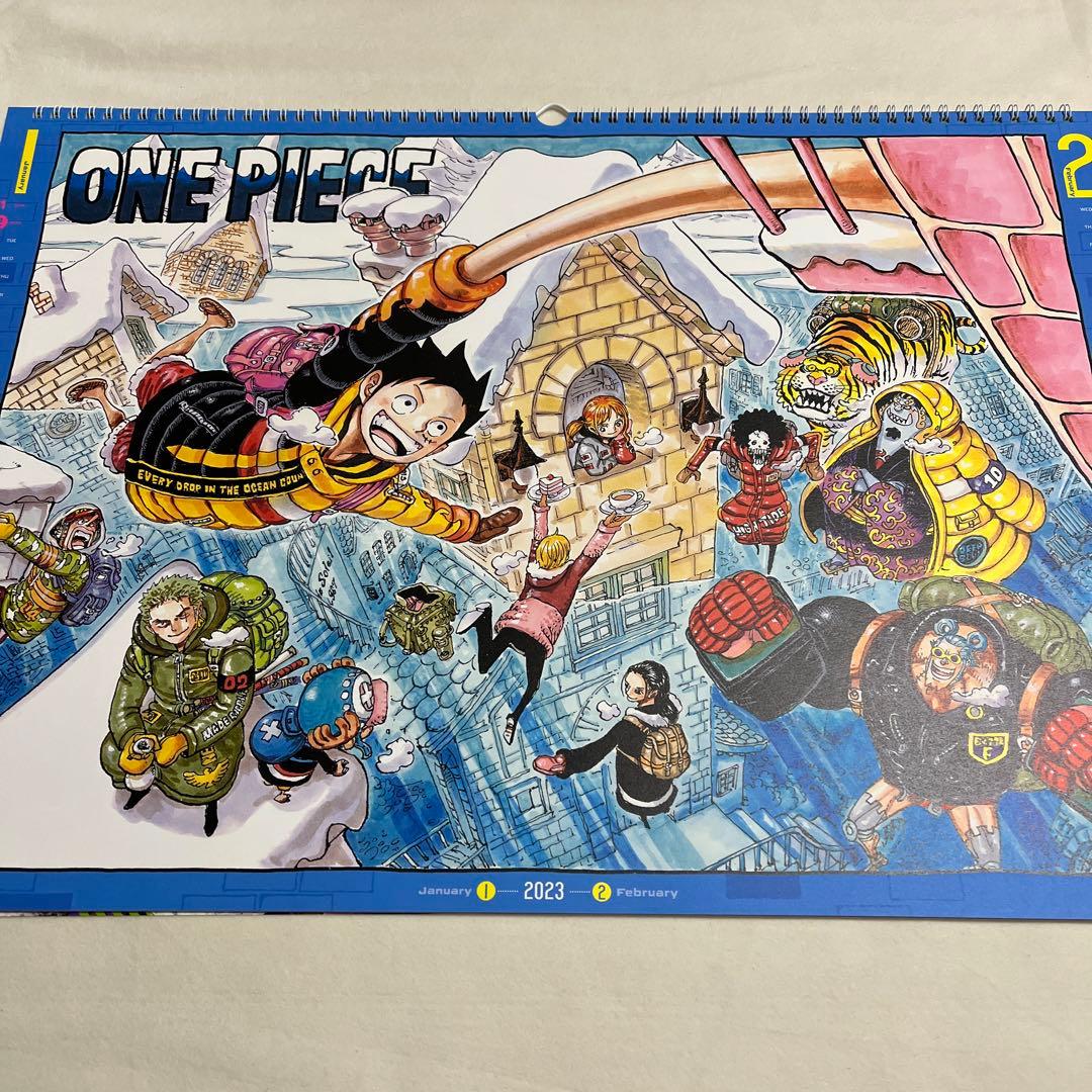 2023 ワンピース ONE PIECE コミックカレンダー 大判 - メルカリ