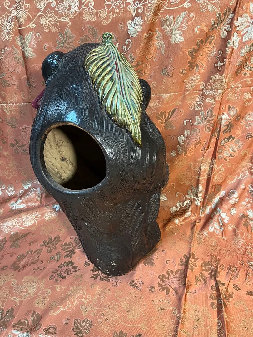 信楽焼　メスダヌキ　めすだぬき　たぬき