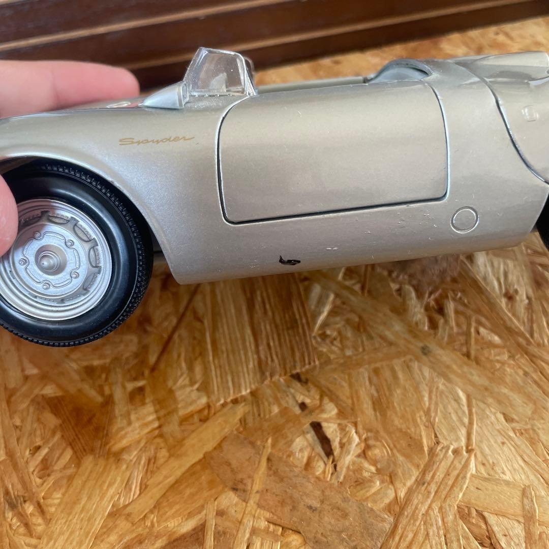 マイスト 1/18 ポルシェ550A スパイダー 1955 シルバー　ミニカー