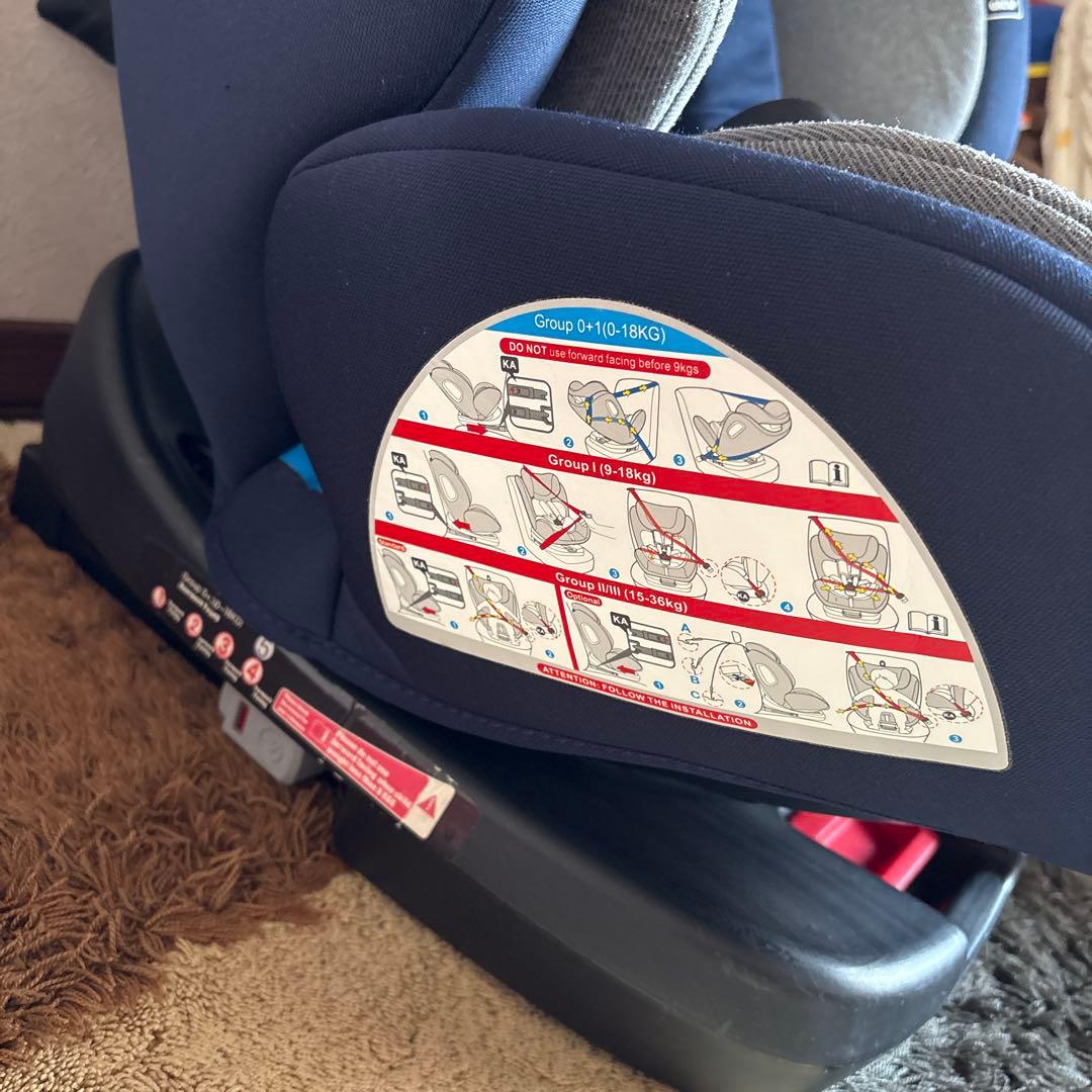 チャイルドシートPZ isofix回転式 0歳から