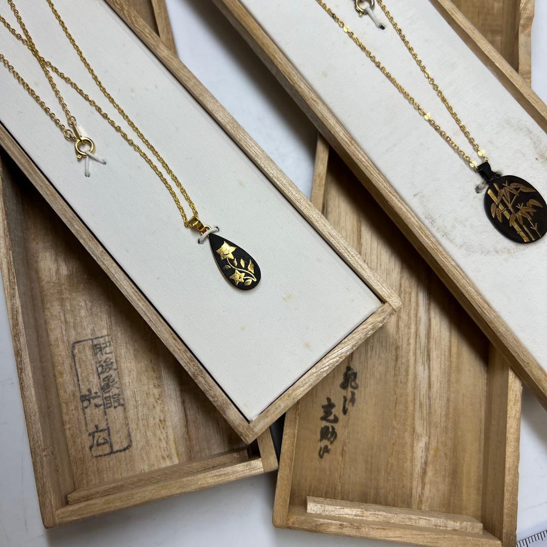 肥後 純金象嵌 アクセサリー 共箱 色々 東キ8-0127② - メルカリ