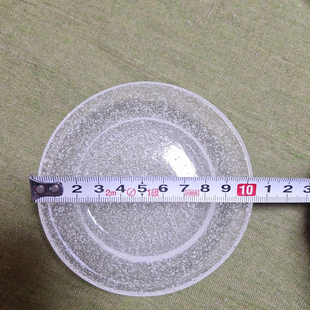 小皿 2枚 小谷眞三さん 倉敷ガラス 吹きガラス