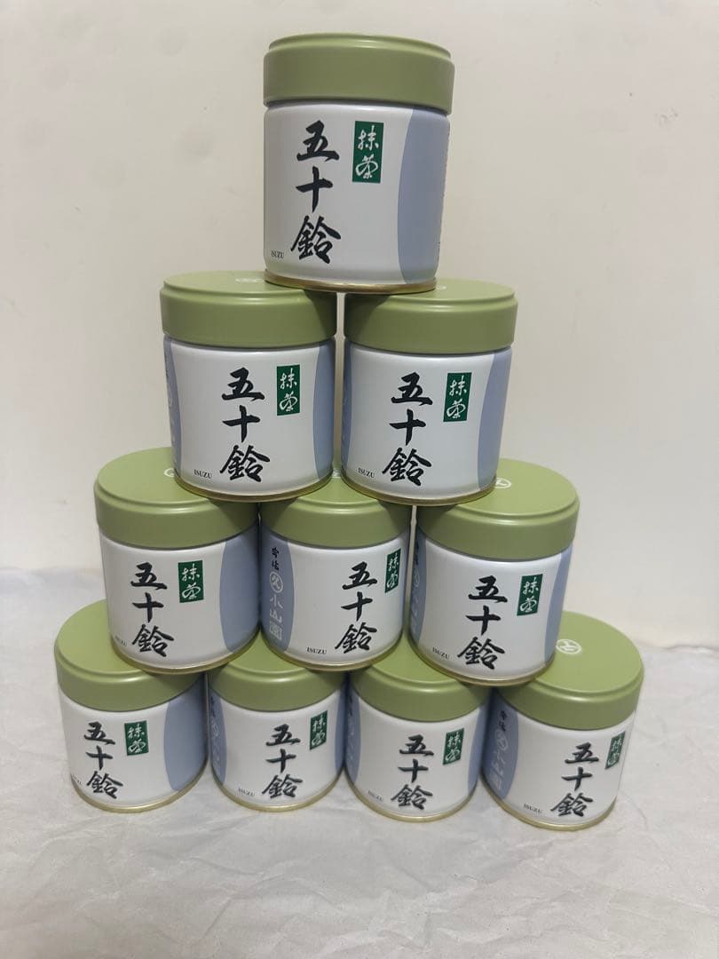丸久小山園の抹茶10缶セット丸久小山園 抹茶 千木の白
