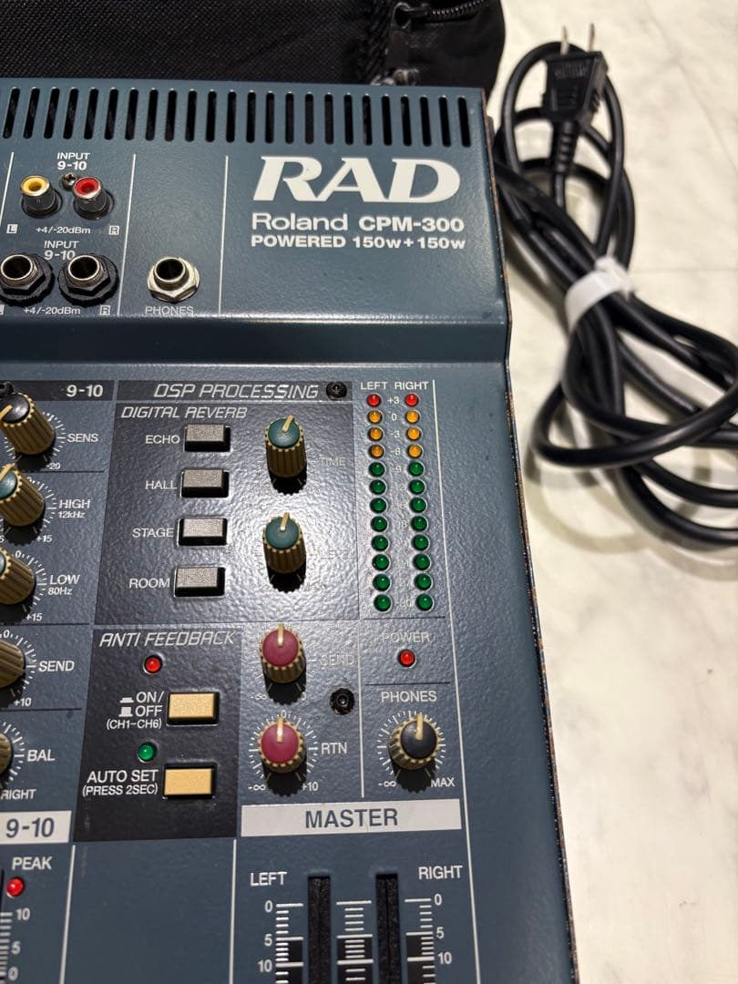 Roland　パワードミキサー　RAD　PAシステム　CPM-300　ケース付き