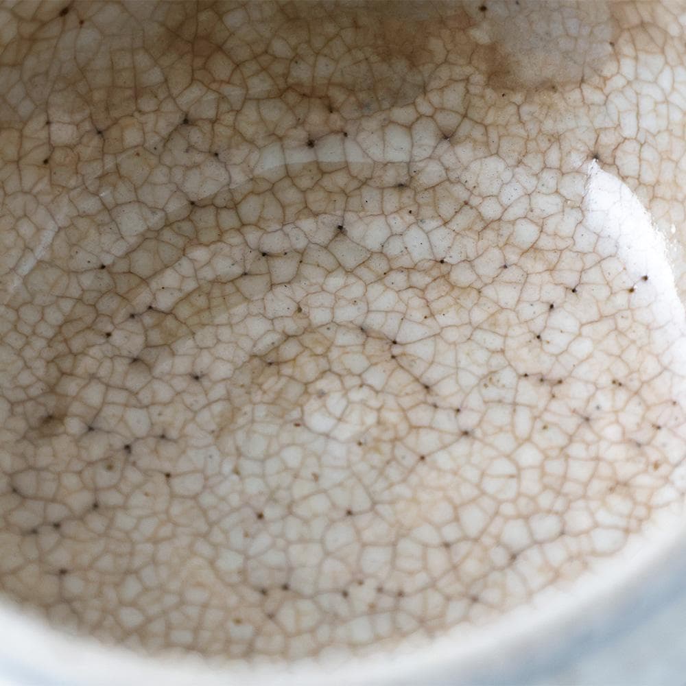 時代物 安南写 染付 花唐草文 茶碗 絞り手 茶道具 抹茶碗 - メルカリ