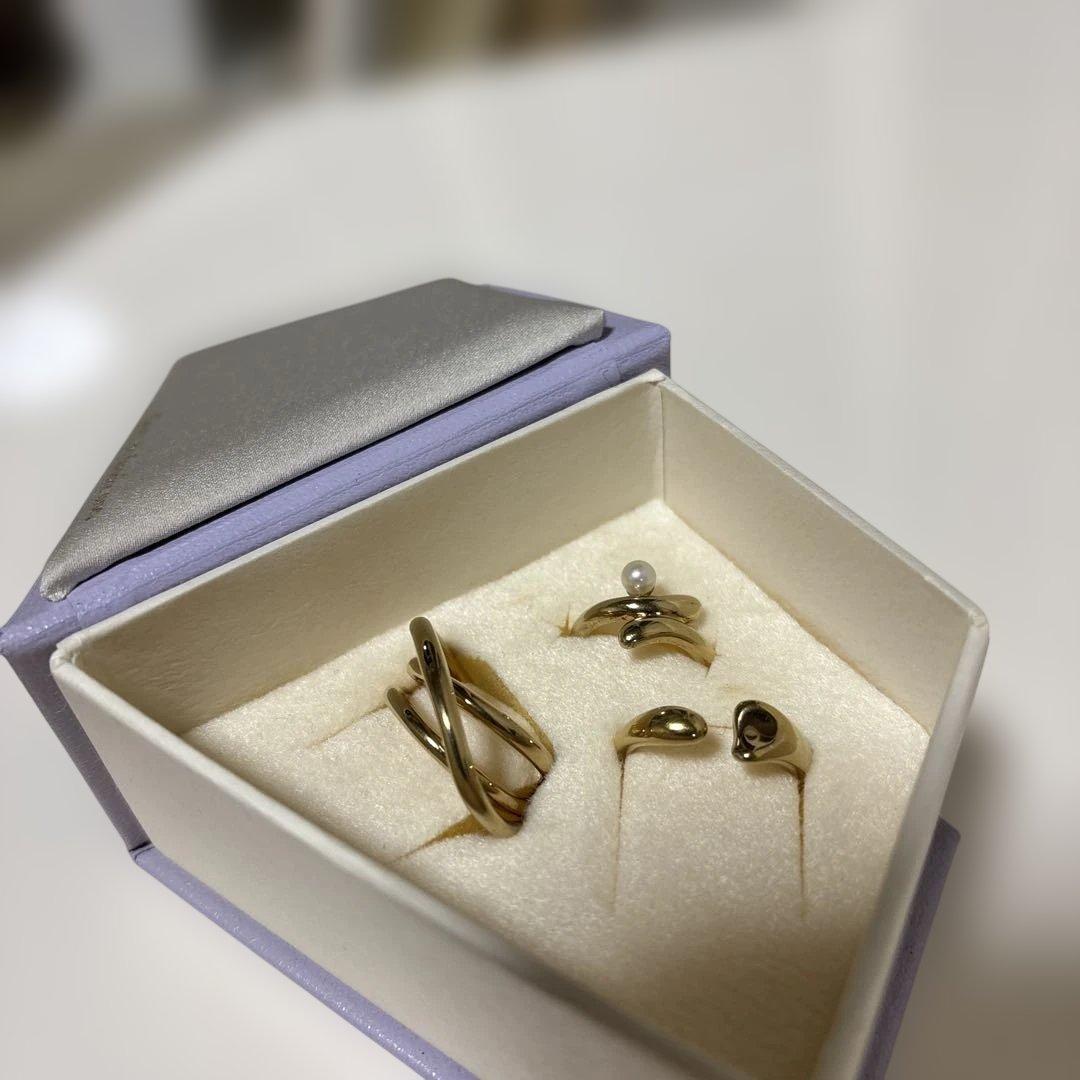 ete Xmas限定リング　3点セット