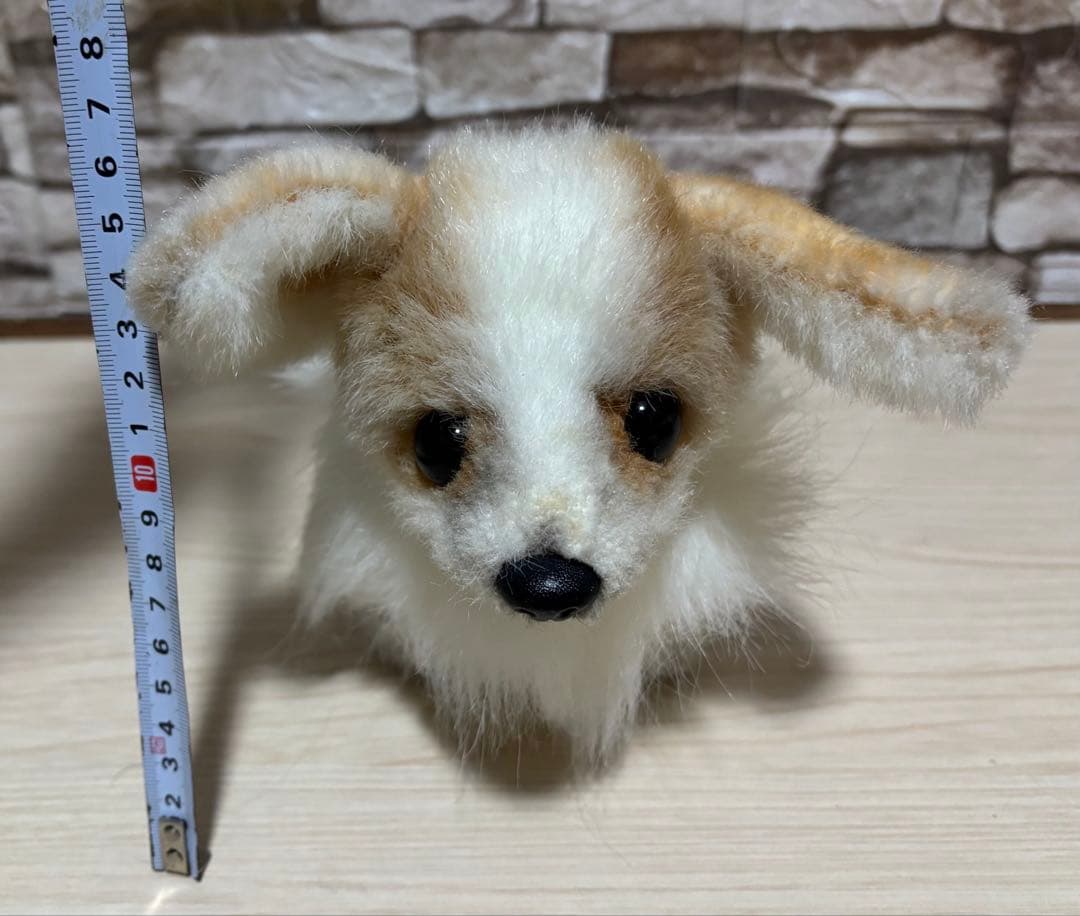 sanei 三英　犬　コーギー　ぬいぐるみ 昭和レトロ　グレースフル