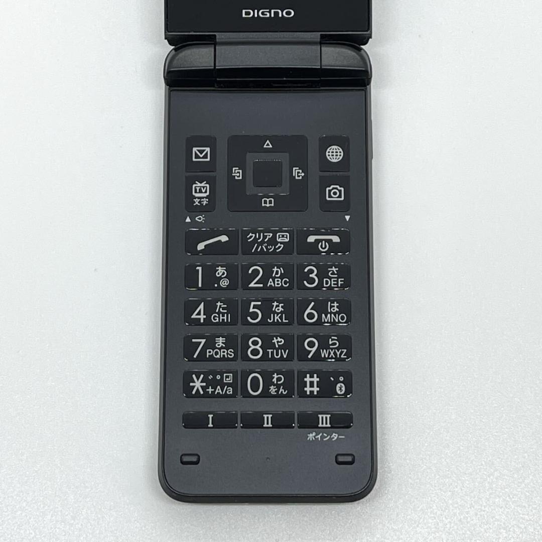 良品】DIGNOケータイ3 902KC ソフトバンク SIMフリー ブラック⑤