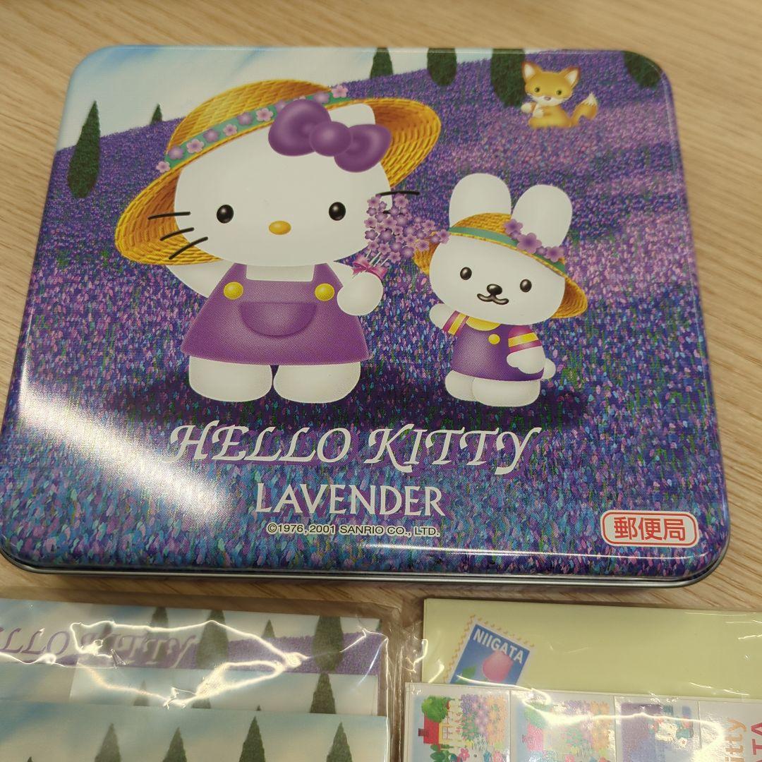 ハローキティ北海道限定ラベンダー缶入りメモ 手紙 郵便局 - メルカリ