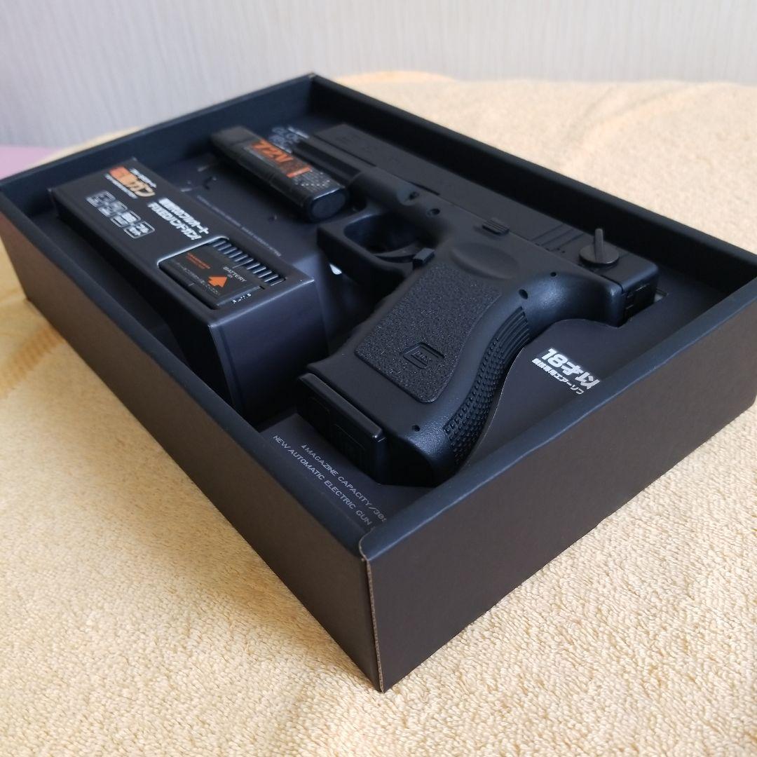 マルイ 電動ガン GLOCK18C フル、セミオート バッテリー2個付き - WWW