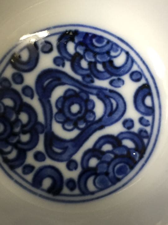 明時代 宣徳民窯 青花馬上杯 染付 時代物