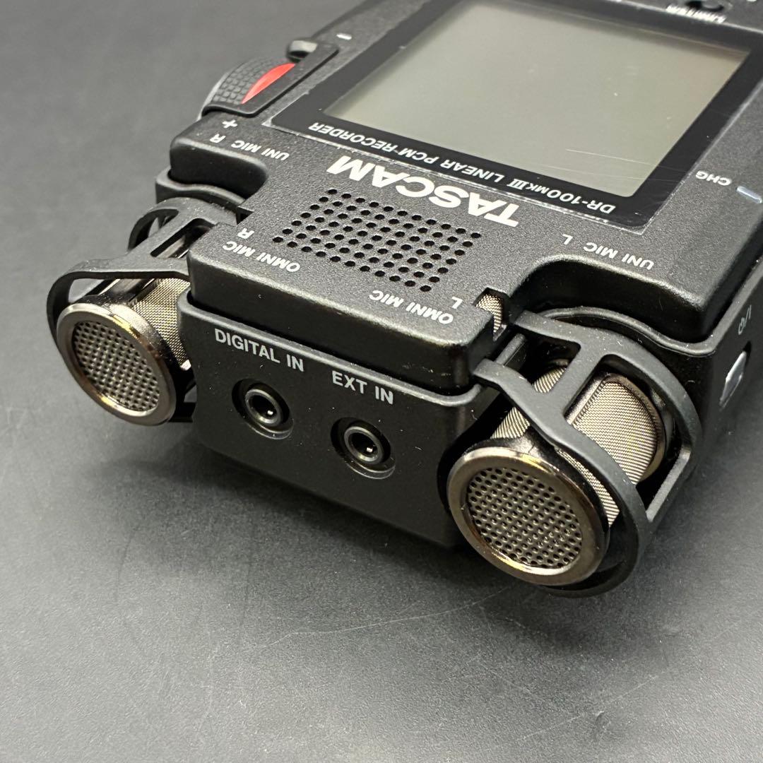 【動作確認済み】TASCAM DR-100MkIII ハンディレコーダー　PCM