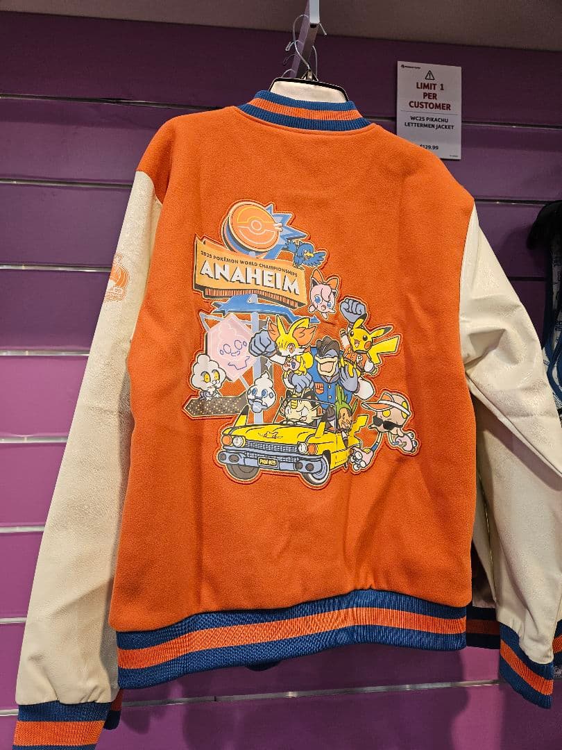 L WCS 2025 ポケモン アナハイム スタジャン ジャケット
