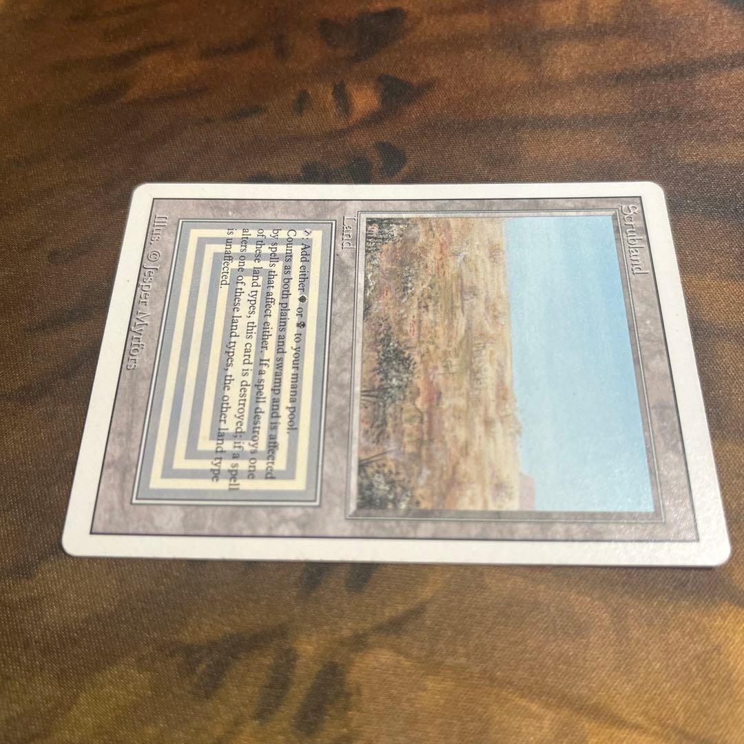MTG 《Scrubland》[3ED]