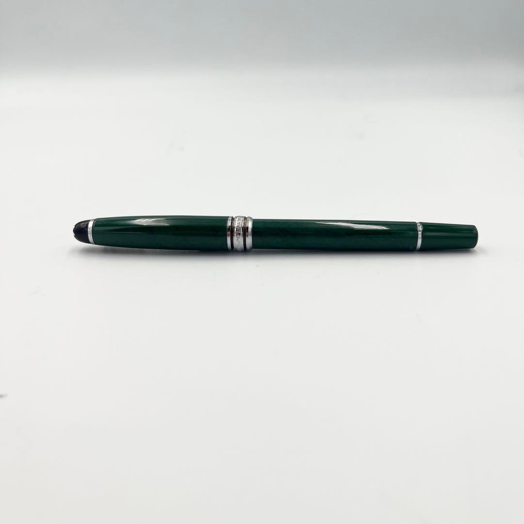 【美品/極希少】モンブラン　ダークグリーン　マーブル　ボールペン　プラチナ