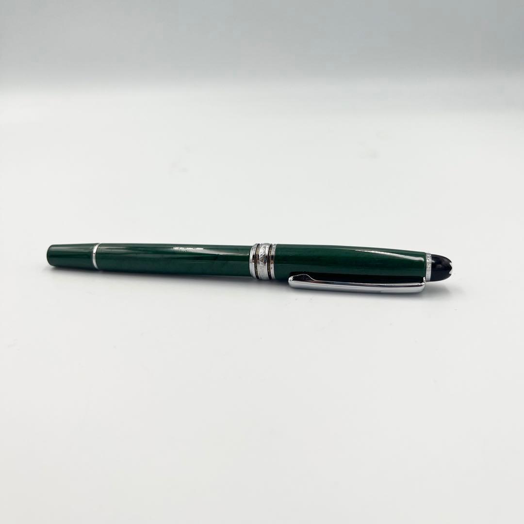 【美品/極希少】モンブラン　ダークグリーン　マーブル　ボールペン　プラチナ