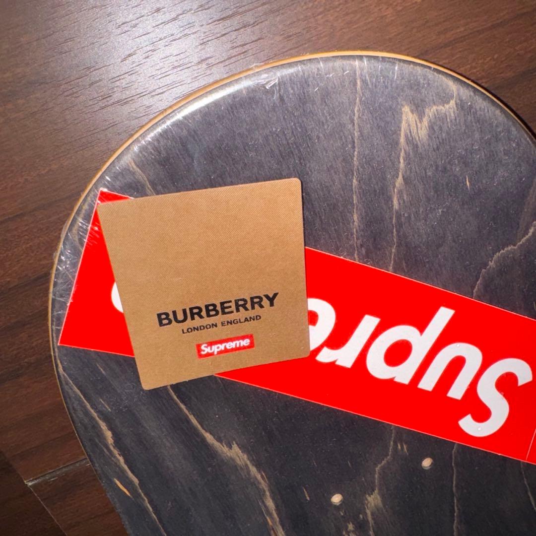 22SS 新品 Supreme Burberry Skateboard デッキ
