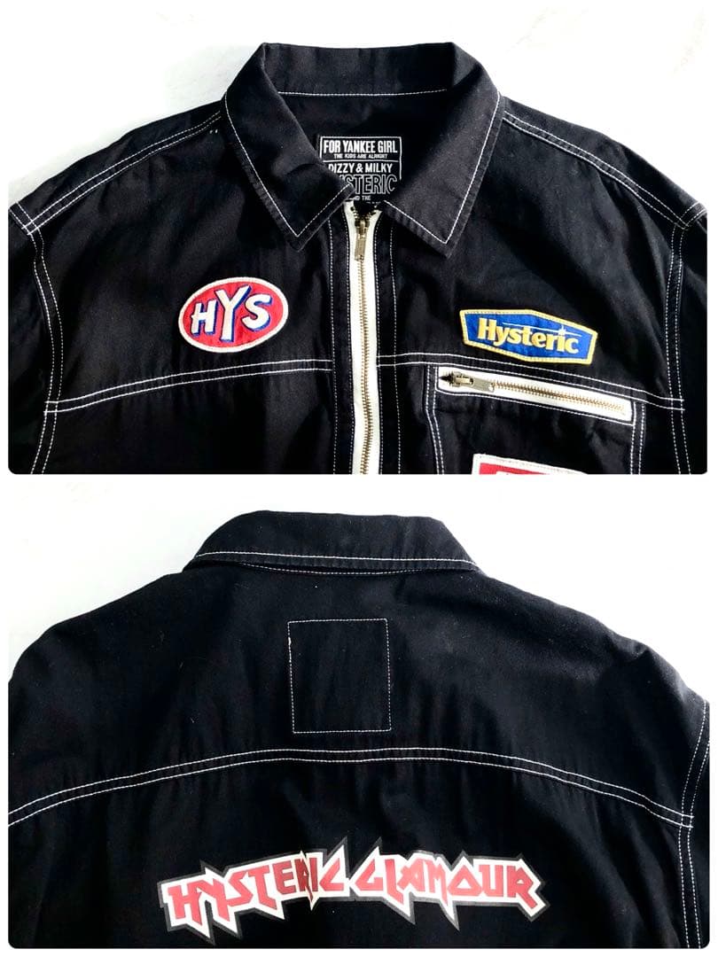 【極美品】HYSTERIC GLAMOUR ツナギ デビルガール ブラック L