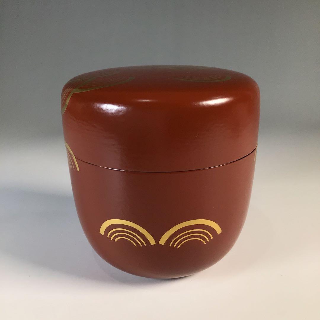 M279 棗 『小坂修斉作』『青海波蒔絵』『妹塗』『大棗』 共箱 茶道具