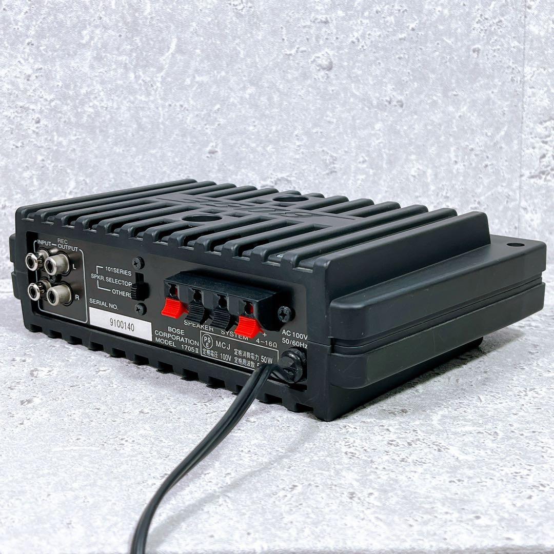 名機 BOSE 1705Ⅱ ステレオ パワーアンプ ボーズ 動作確認済み - メルカリ