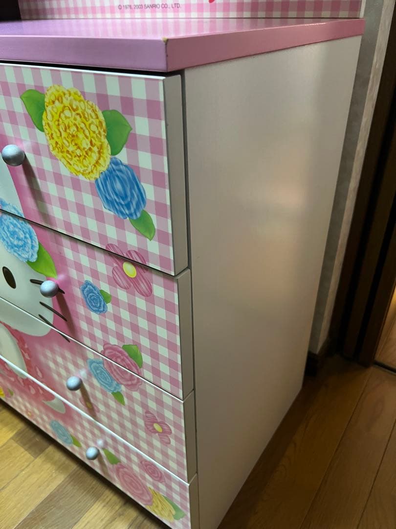 ハローキティ 木製チェスト ※送料込み