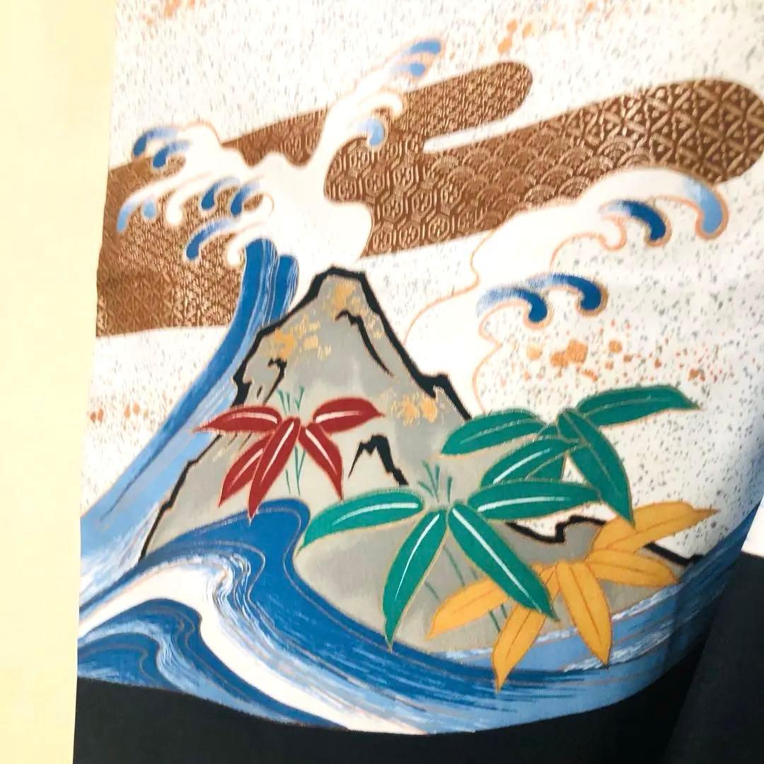 美品‼️七五三 五歳‼️鷹 巻物金彩❤️黒地系圧巻豪華完全フルセット‼️家から揃える無‼️