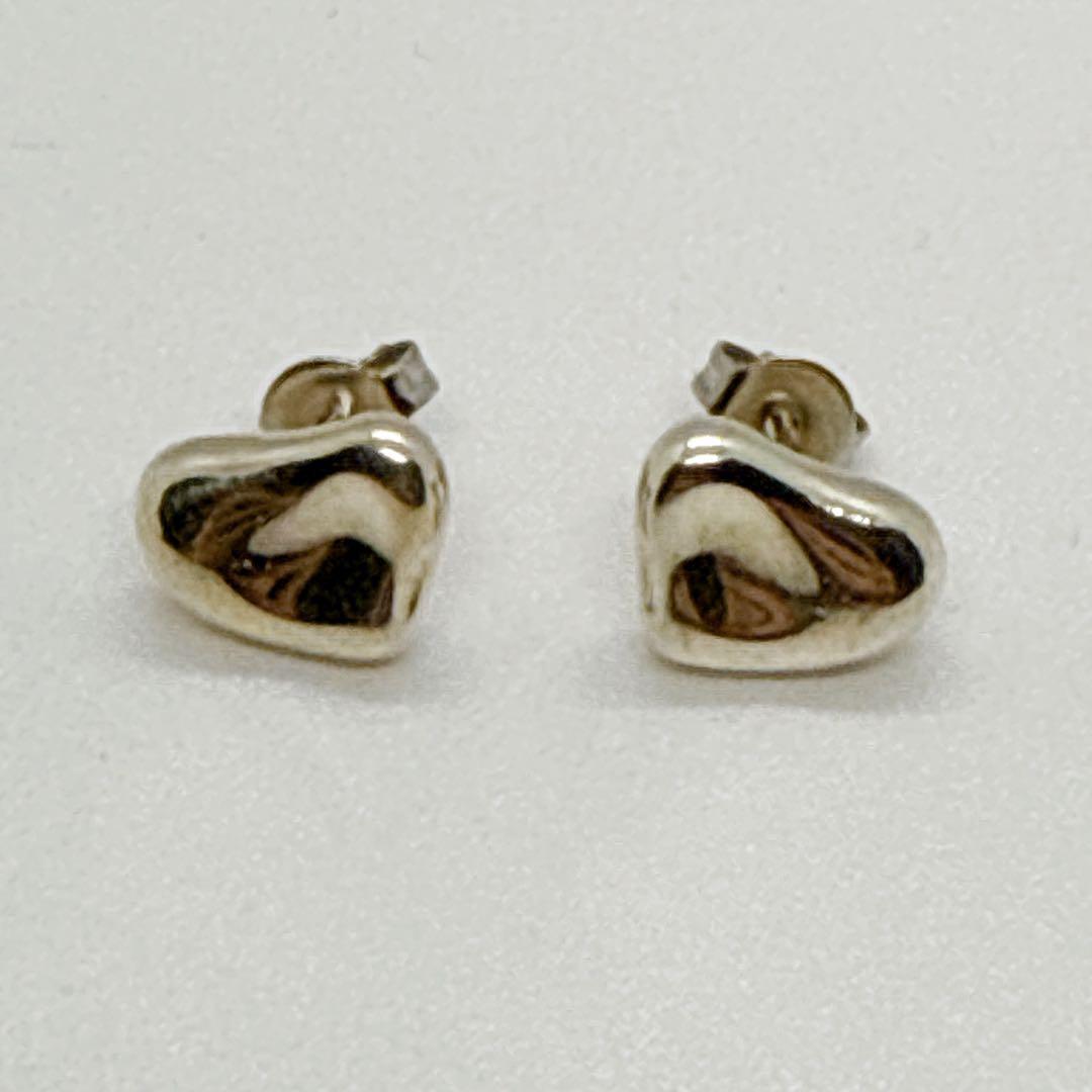 社外キャッチ】TIFFANY&Co. フルハート ピアス シルバー 925 社外