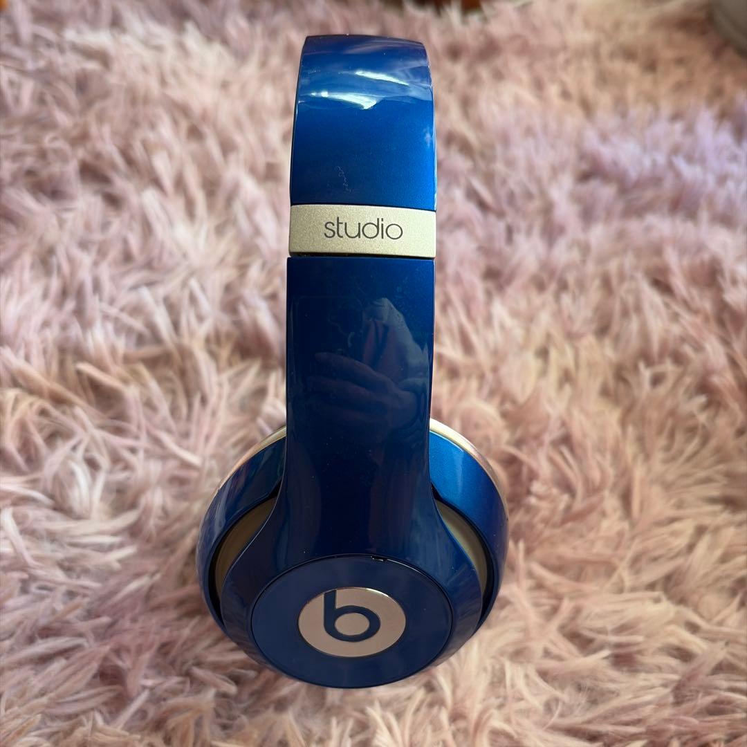 Beats STUDIO WIRELESS ビーツ ブルー ヘッドホンジャンク品 - メルカリ