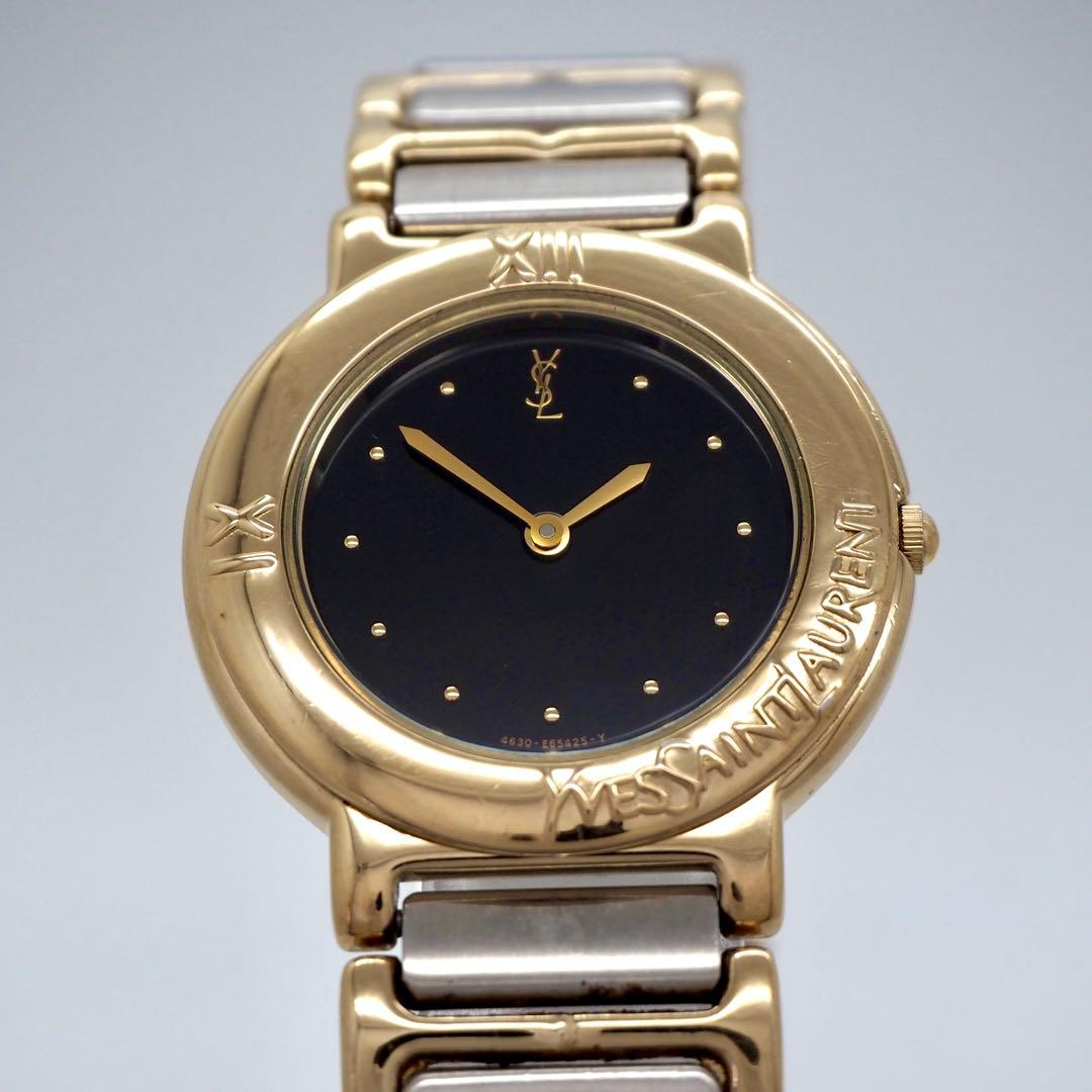 専用328 稼働【美品】イヴサンローラン　メンズ　レディース　ブラック　ゴールド