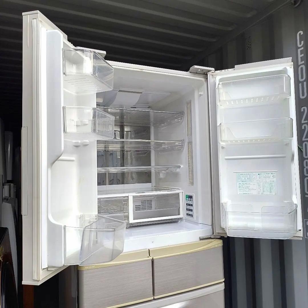 運搬取付無料！ジュエルシルバー・SHARP純正冷蔵庫！ 完動品＆美品！
