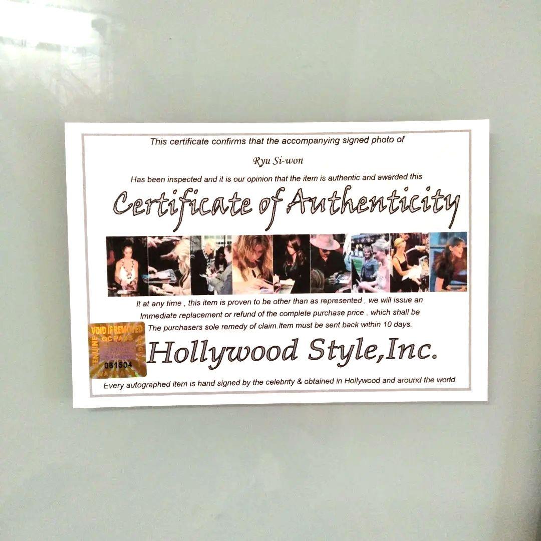 セール中…リュ・シウォン直筆サイン入り超大型写真… Ryu Siwon