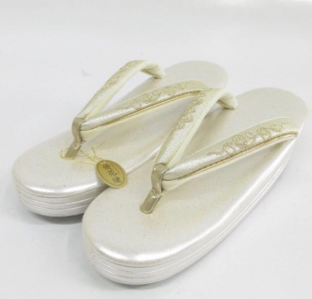 世美庵 コード刺繍 草履 バッグセット